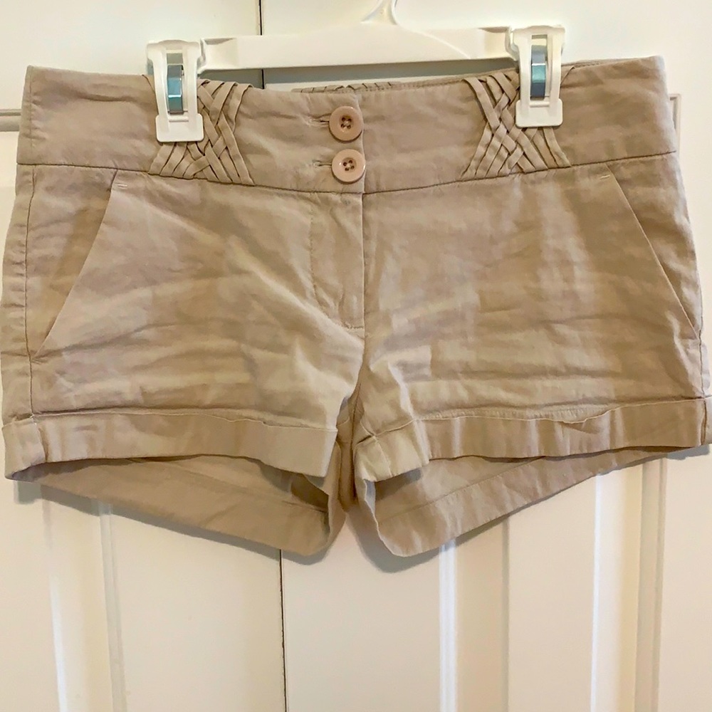 2b Bebe Linen Dress Shorts